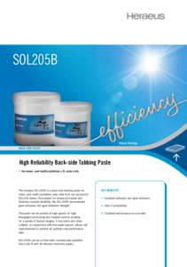 SOL205B  Patent Pending Back-side PastE