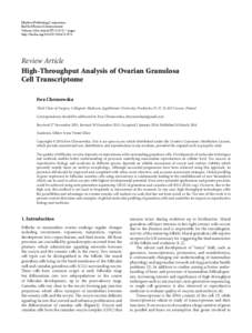 High-Throughput Analysis of Ovarian Granulosa Cell Transcriptome