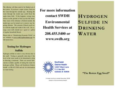 Hydrogen Sulfide in Drinking Water.pub