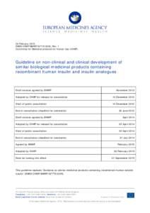 Final Revised Biosimilar insulin Guideline