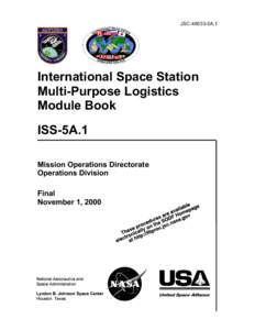 JSC5A.1  International Space Station Multi-Purpose Logistics Module Book ISS-5A.1