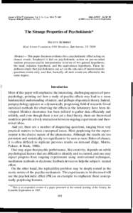 Journal of Scientific Exploration, Vol. 1, No. 2, pp, 1987 Pergamon Press plc Printed in the USA $3.00Society for Scientific Exploration