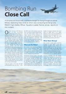 Bombing Run Close Call - article from CAA Vector magazine