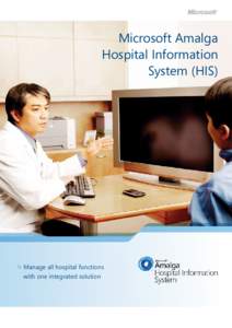 m  Microsoft Amalga Hospital Information System (HIS)