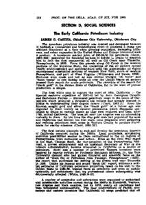 The Early California Petroleum Industry