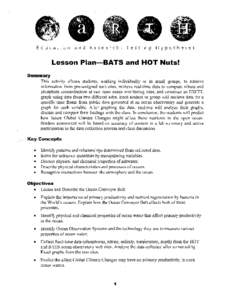 Lesson Plan-BATS  and HOT Nuts! Summary This activity allows students, working individually or in small groups, to retrieve