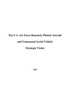 USAF UAV Strategic Vision