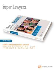 MARKETING  SUPER LAWYERS BUSINESS EDITION PROMOTIONAL KIT