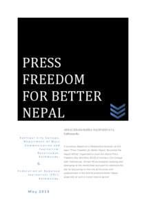 PRESS FREEDOM FOR BETTER NEPAL