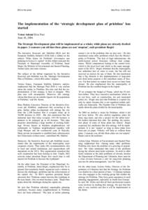 Microsoft Word - Iliria Post - The implementation of the strategic decelopment