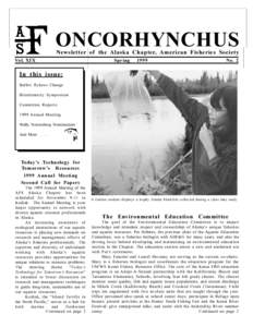 Oncorhynchus  Spring 1999  Page 1