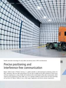 Precise positioning and interference-free communication