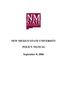 NEW MEXICO STATE UNIVERSITY