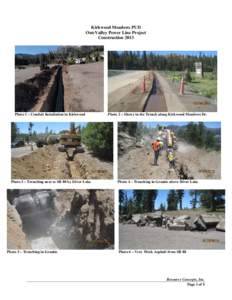 Construction / Kirkwood / Engineering vehicles / Trencher / Electrical conduit