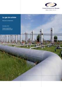 energy for the  Le gaz de schiste Résumé et commentaires  Novembre 2010