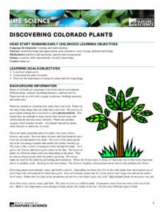 Microsoft Word - Discovering Colorado Plants.doc