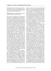 P. Halbeisen u.a. (Hrsg.): Wirtschaftsgeschichte der Schweiz Halbeisen, Patrick; Müller, Margrit; Veyrassat, Béatrice (Hrsg.): Wirtschaftsgeschichte der Schweiz im 20. Jahrhundert. Basel: Schwabe VerlagISBN: 978