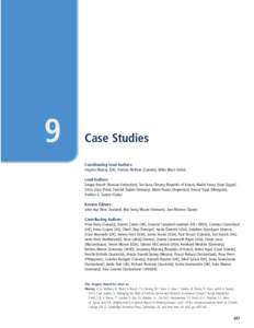 9  Case Studies Coordinating Lead Authors: Virginia Murray (UK), Gordon McBean (Canada), Mihir Bhatt (India)