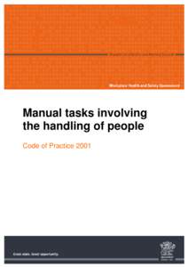 Manual Tasks Involving the Handling of People Code of Practice 2001