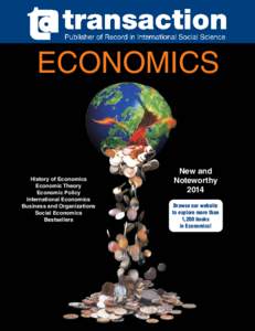 ECONOMICS  History of Economics Economic Theory Economic Policy International Economics