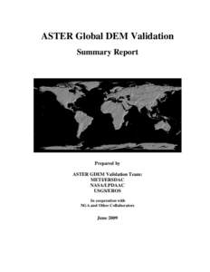 Microsoft Word - ASTER GDEM Validation Summary Report - FINAL for Postingdoc
