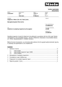 Guideline for sampling inspection by the supplier_2012-07-19