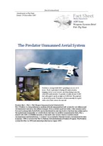 Microsoft Word - The Predator Unmanned Aerial System.doc
