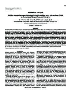 903 The Journal of Experimental Biology 215,  © 2012. Published by The Company of Biologists Ltd doi:jebRESEARCH ARTICLE