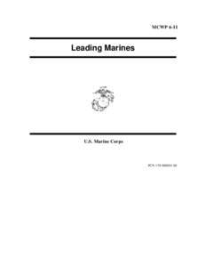 MCWP[removed]Leading Marines U.S. Marine Corps