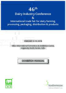 46  th Dairy Industry Conference &