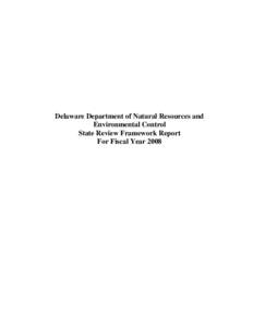 Deleware Round 2 State Review Framework Report