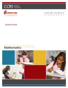 Colorado Academic  S T A N D A R D S Mathematics Mathemati