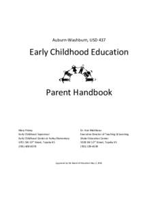 Auburn-Washburn, USD 437  Early Childhood Education Parent Handbook