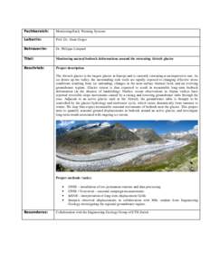 Physical geography / Glaciology / Water ice / Alps / Glacial landforms / Aletsch Glacier / Glacier