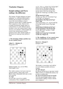 Chess / Chess theory / Chess endgames / Politics and sports / King and pawn versus king endgame / Zugzwang / Bishop and knight checkmate / World Chess Championship