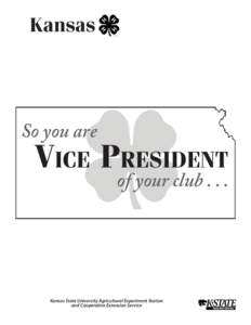 4H472 So You Are Vice President of Your Club
