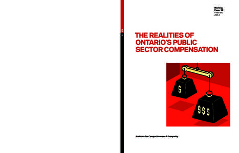 Working Paper 19 FebruaryWP 19 tHE realities of ontario’s public sector compensation