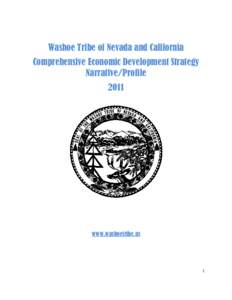 Washoe Tribe of Nevada and California Comprehensive Economic Development Strategy Narrative/Profilewww.washoetribe.us