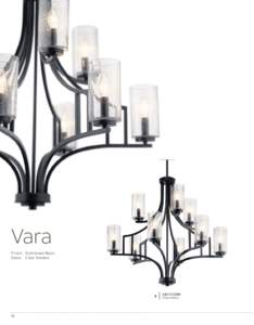Vara Finish: Distressed Black Glass: Clear Seeded A