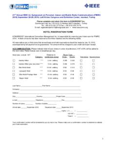 Microsoft Word - PIMRC Hotel Reservation Form 2.doc