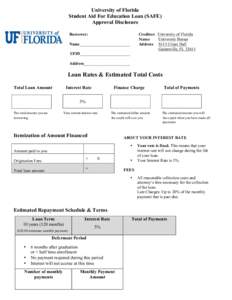 Microsoft Word - SFA Loan Info - SAFE.doc