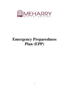 Emergency Preparedness Plan (EPP) 1  2015