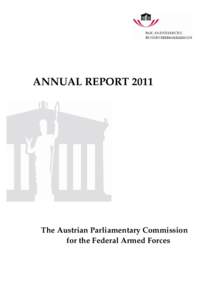 ANNUAL REPORT[removed]The Austrian Parliamentary Commission for the Federal Armed Forces  The Austrian Parliamentary Commission for