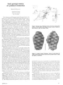 Early geologic history of Lyreidus in Antarctica RODNEY Cape Wiman