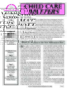 Child Care  Matters Newsletter 138