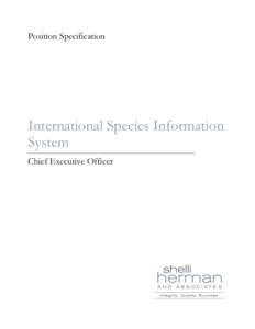 Microsoft Word - International Species Information System Position Specification - CEO_SHA.docx