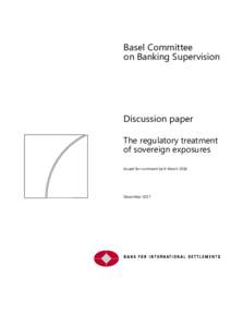 The regulatory treatment of sovereign exposures - discussion paper