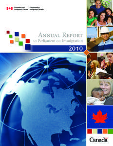 Annual Report  to Parliament on Immigration 2010