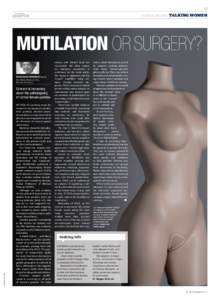 29 clinical review talking women  Mutilation or surgery?