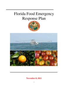 _____________________________________________________________  Florida Food Emergency Response Plan  _____________________________________________________________